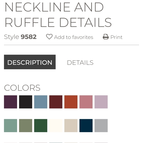 Navy chiffon bridesmaid dress - Picture 2 of 6